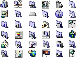 Mac OS 8 Icons