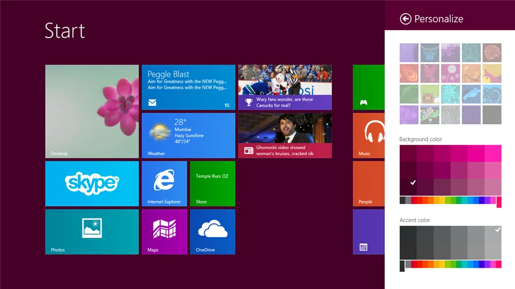 Windows 8.1 Personalization