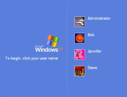 Windows XP Login