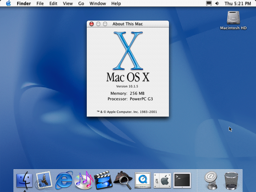 Mac OS X 10.1