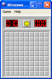 Windows XP Minesweeper